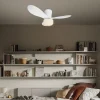 Ventilador de techo Alemar Bris blanco luz LED 62 cm
