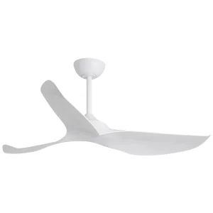 ventilador-techo-alemar-garden-exterior-sin-luz-motor-dc-3-aspas-16035 Ventilador de techo Alemar Garden blanco sin luz 132 cm