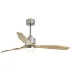 ventilador-techo-alemar-madeira-led-motor-dc-3-aspas-madera-madera-clara-16044 Ventilador de techo Alemar Madeira níquel madera clara luz LED 132 cm
