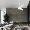 Ventilador de techo Alemar Mahon blanco luz LED 107 cm