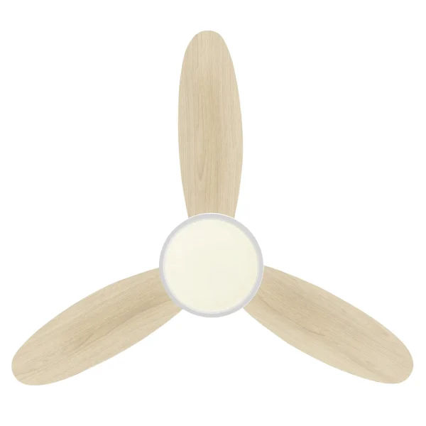 ventilador-techo-alemar-mahon-led-motor-dc-blanco-madera-clara-11563 Ventilador de techo Alemar Mahon blanco madera clara luz LED 107 cm