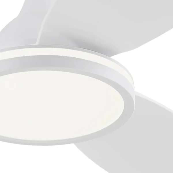 Ventilador de techo Alemar Mahon blanco luz LED 107 cm