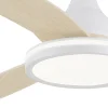 ventilador-techo-alemar-mahon-led-motor-dc-mando-blanco-madera-clara-11563 Ventilador de techo Alemar Mahon blanco madera clara luz LED 107 cm