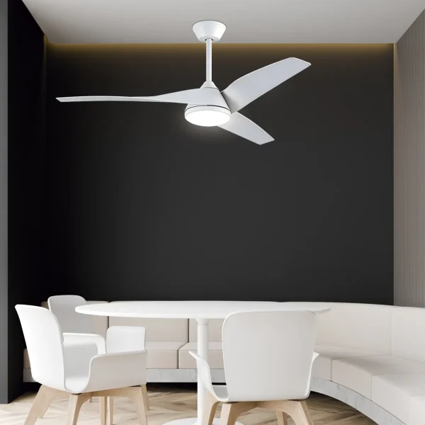 Ventilador de techo Alemar Papua blanco luz LED 132 cm