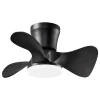 ventilador-techo-alemar-siux-led-motor-dc-3-aspas-11537 Ventilador de techo Alemar Siux negro luz LED 56 cm
