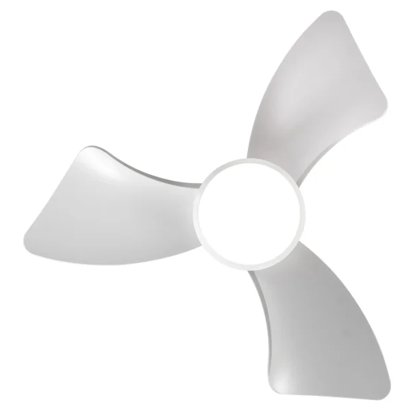 Ventilador de techo Alemar Tauro blanco luz LED 76 cm