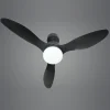 ventilador-techo-alemar-valcano-led-motor-dc-mando-negro-11541 Ventilador de techo Alemar Valcano negro luz LED 107 cm