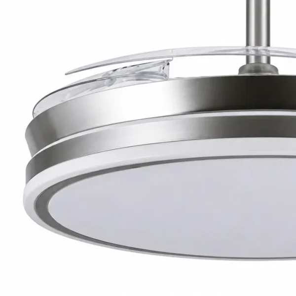 Ventilador de techo retráctil Andiluz New Maui Oro envejecido LED 4 aspas motor DC