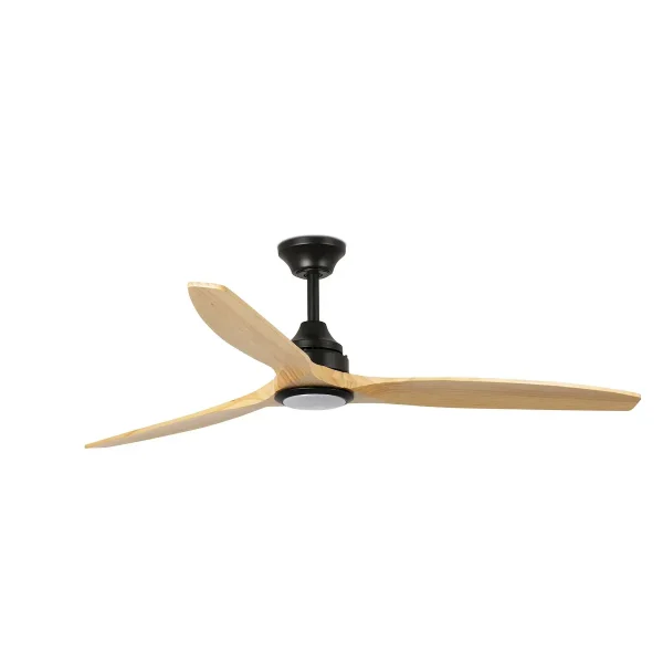 Ventilador de techo Faro Alo L Negro Pino Luz LED 152 cm