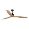 ventilador-techo-faro-alo-l-sin-luz-motor-dc-3-aspas-madera-pino-33718dc Ventilador de techo Faro Alo L Negro Pino Sin Luz 152 cm