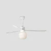 ventilador-techo-faro-amelia-ball-l-led-mando-motor-dc-blanco-337602w Ventilador de techo Faro Amelia Ball L Blanco Luz LED 132 cm