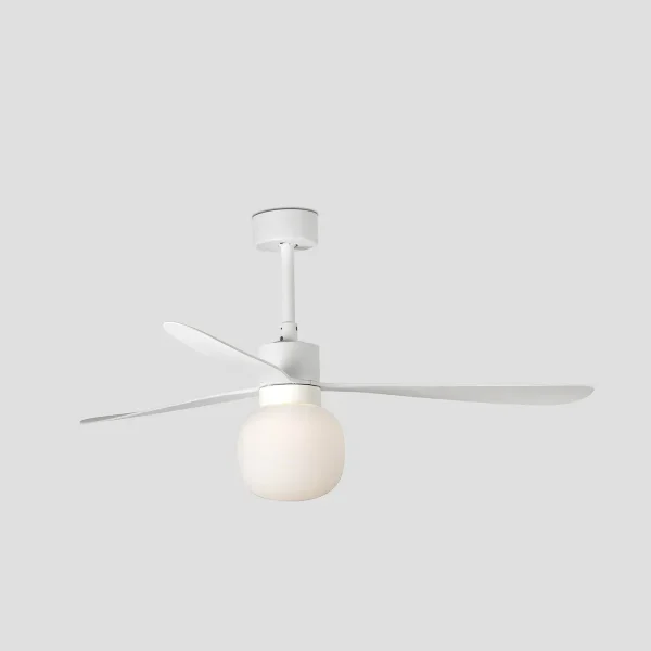 ventilador-techo-faro-amelia-ball-l-led-mando-motor-dc-blanco-337602w Ventilador de techo Faro Amelia Ball L Blanco Luz LED 132 cm