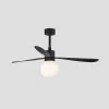 ventilador-techo-faro-amelia-ball-l-led-mando-motor-dc-negro-337612w Ventilador de techo Faro Amelia Ball L Negro Luz LED 132 cm