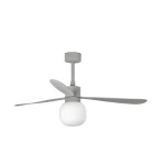 Ventilador de techo Faro Amelia Ball L Gris Luz LED 132 cm