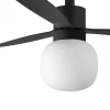 ventilador-techo-faro-amelia-ball-l-led-motor-dc-mando-negro-337612w Ventilador de techo Faro Amelia Ball L Negro Luz LED 132 cm