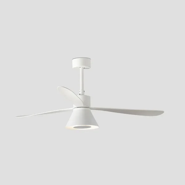 ventilador-techo-faro-amelia-cone-l-led-mando-motor-dc-blanco-337601t Ventilador de techo Faro Amelia Cone L Blanco Luz LED 132 cm