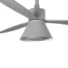ventilador-techo-faro-amelia-cone-l-led-motor-dc-mando-gris-337621t Ventilador de techo Faro Amelia Cone L Gris Luz LED 132 cm