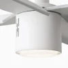 ventilador-techo-faro-attos-xxl-led-motor-dc-4-aspas-33494 Ventilador de techo Faro Attos XXL Blanco Luz LED 213 cm