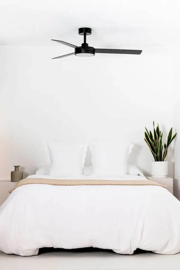 Ventilador de techo Faro Barth L Negro Luz LED 132 cm