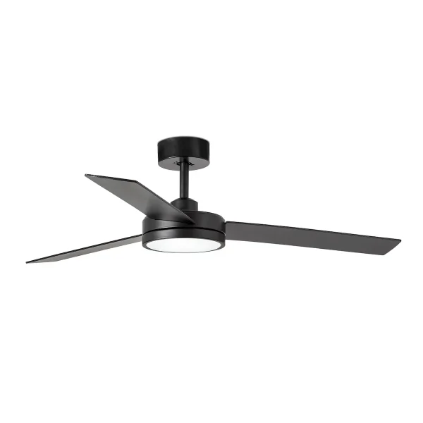 Ventilador de techo Faro Barth L Negro Luz LED 132 cm