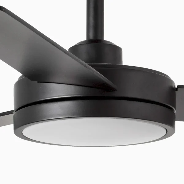 Ventilador de techo Faro Barth L Negro Luz LED 132 cm