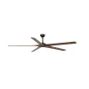 ventilador-techo-faro-bigwood-xl-sin-luz-motor-dc-5-aspas-madera-nogal-34190 Ventilador de techo Faro Bigwood XL Negro Nogal Sin Luz 200 cm