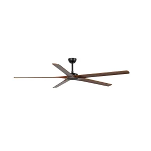 Ventilador de techo Faro Bigwood XL Negro Nogal Sin Luz 200 cm