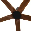 ventilador-techo-faro-bigwood-xl-sin-luz-motor-dc-negro-nogal-34190 Ventilador de techo Faro Bigwood XL Negro Nogal Sin Luz 200 cm