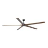 ventilador-techo-faro-bigwood-xxl-sin-luz-motor-dc-5-aspas-madera-nogal-34192 Ventilador de techo Faro Bigwood XXL Negro Nogal Sin Luz 240 cm