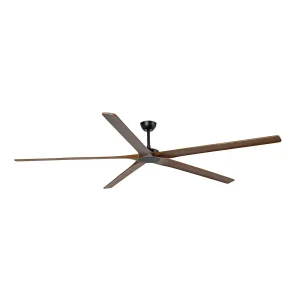 ventilador-techo-faro-bigwood-xxl-sin-luz-motor-dc-5-aspas-madera-nogal-34192 Ventilador de techo Faro Bigwood XXL Negro Nogal Sin Luz 240 cm