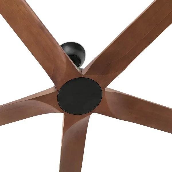 ventilador-techo-faro-bigwood-xxl-sin-luz-motor-dc-negro-nogal-34192 Ventilador de techo Faro Bigwood XXL Negro Nogal Sin Luz 240 cm