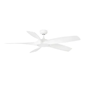 ventilador-techo-faro-cocos-l-led-motor-dc-5-aspas-33548 Ventilador de techo Faro Cocos L Blanco Luz LED 137 cm