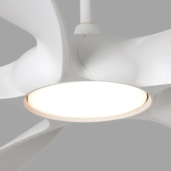 Ventilador de techo Faro Cocos L Blanco Luz LED 137 cm