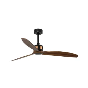 ventilador-techo-faro-copper-m-sin-luz-motor-dc-3-aspas-nogal-33451 Ventilador de techo Faro Copper M Negro Nogal Sin Luz 128 cm