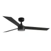 Ventilador de techo Faro Cruiser L Negro Luz LED 132 cm