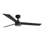 Ventilador de techo Faro Cruiser L Negro Luz LED 132 cm