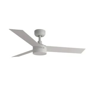 ventilador-techo-faro-cruiser-s-led-motor-dc-3-aspas-342881s Ventilador de techo Faro Cruiser S Blanco Luz LED 106 cm