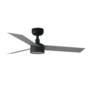 ventilador-techo-faro-cruiser-s-led-motor-dc-3-aspas-aluminio-34285-1tw Ventilador de techo Faro Cruiser S Negro Aluminio Luz LED 106 cm