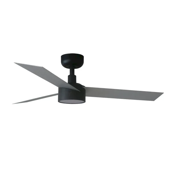 Ventilador de techo Faro Cruiser S Negro Aluminio Luz LED 106 cm