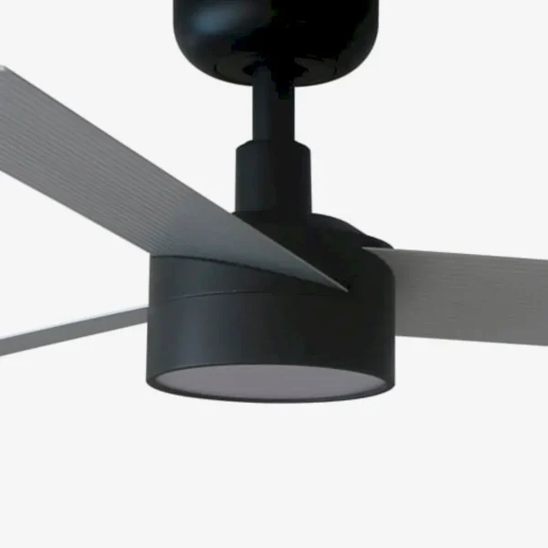 Ventilador de techo Faro Cruiser S Negro Aluminio Luz LED 106 cm