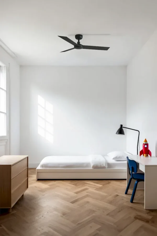 Ventilador de techo Faro Cruiser S Negro Sin Luz 106 cm