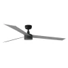 Ventilador de techo Faro Cruiser XL Negro Aluminio Luz LED 160 cm