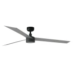 Ventilador de techo Faro Cruiser XL Negro Aluminio Luz LED 160 cm