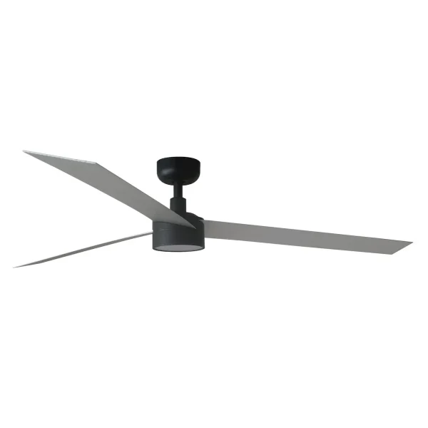 Ventilador de techo Faro Cruiser XL Negro Aluminio Luz LED 160 cm