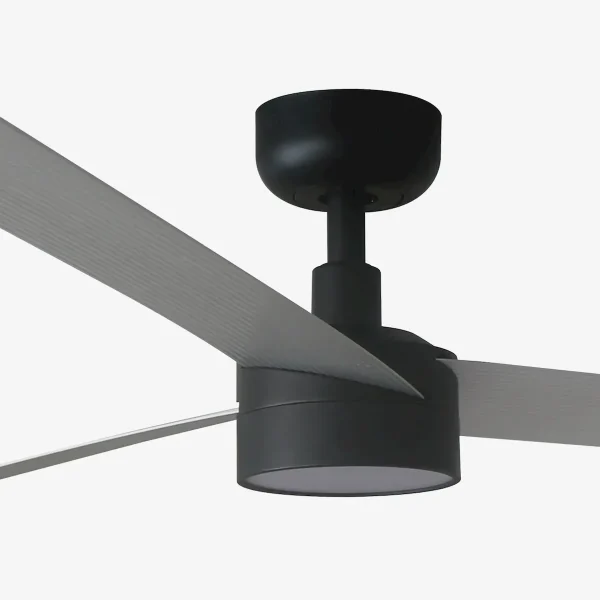 Ventilador de techo Faro Cruiser XL Negro Aluminio Luz LED 160 cm