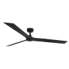 Ventilador de techo Faro Cruiser XL Negro Sin Luz 160 cm