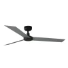 Ventilador de techo Faro Cruiser XL Negro Aluminio Sin Luz 160 cm