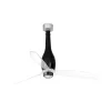 ventilador-techo-faro-eterfan-m-sin-luz-motor-dc-3-aspas-32002 Ventilador Faro Eterfan M Negro brillo Transparente Sin Luz 128 cm