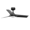 Ventilador de techo Faro Hey S Negro Luz LED 90 cm