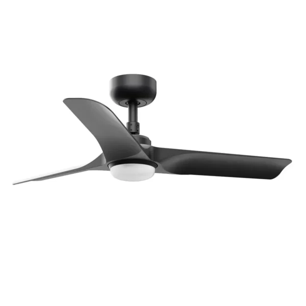 Ventilador de techo Faro Hey S Negro Luz LED 90 cm